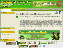 Tablet Screenshot of growingmarijuana.com